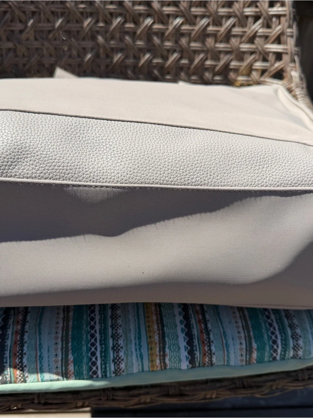 Women's open story by TargetLaptop Tote Bag in Light Gray - Sleek Everyday Carry